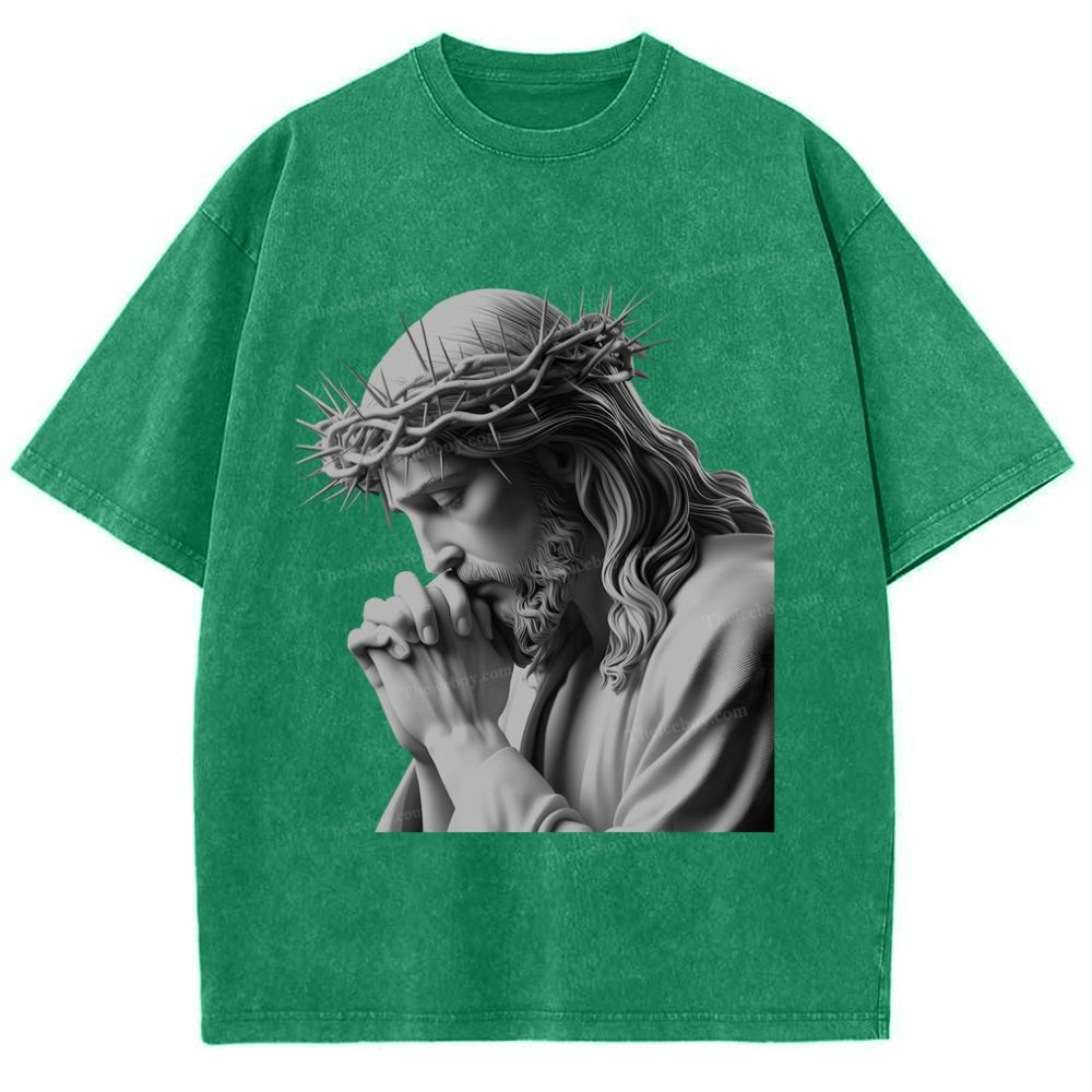 Endless Love - Jesus' Protection Snowflake Vintage Washed T-Shirt