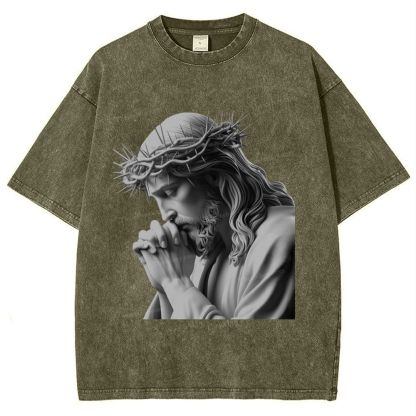 Endless Love - Jesus' Protection Snowflake Vintage Washed T-Shirt
