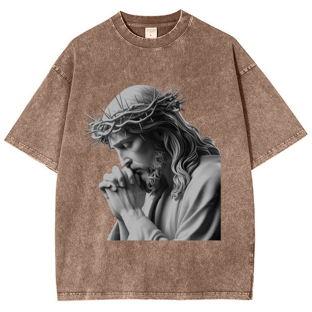 Endless Love - Jesus' Protection Snowflake Vintage Washed T-Shirt