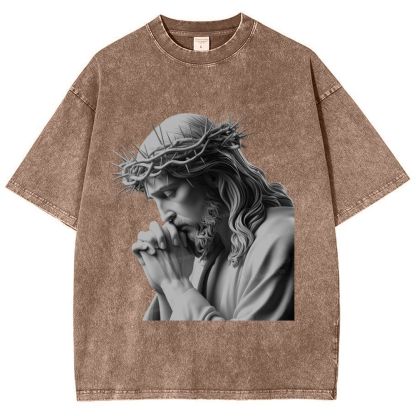Endless Love - Jesus' Protection Snowflake Vintage Washed T-Shirt