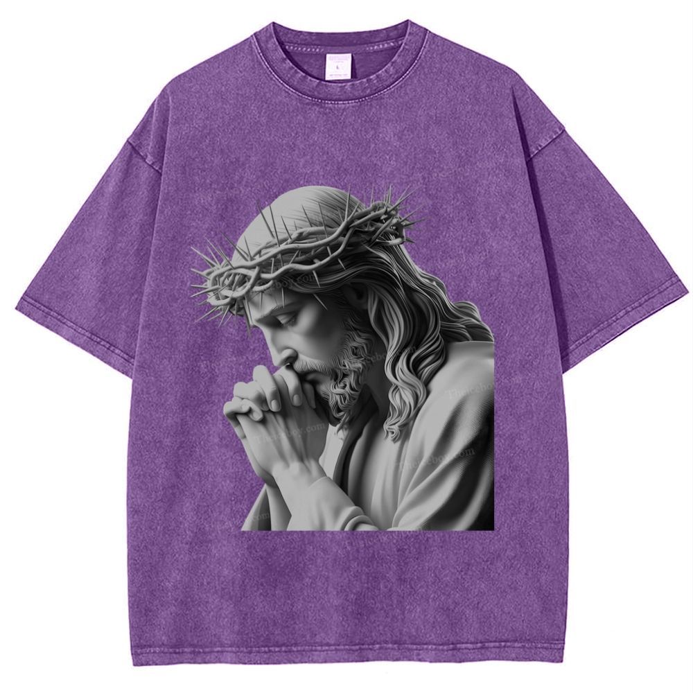 Endless Love - Jesus' Protection Snowflake Vintage Washed T-Shirt