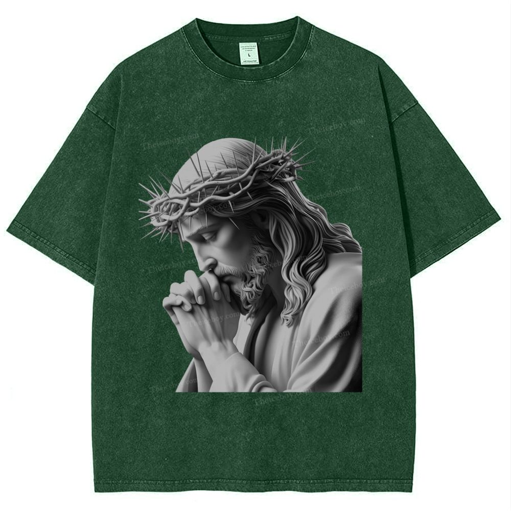 Endless Love - Jesus' Protection Snowflake Vintage Washed T-Shirt