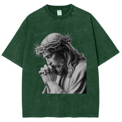 Endless Love - Jesus' Protection Snowflake Vintage Washed T-Shirt