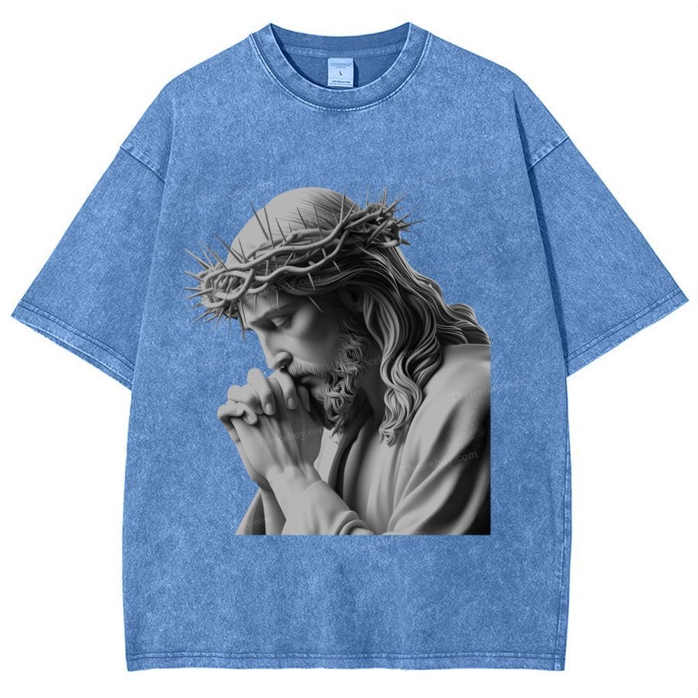 Endless Love - Jesus' Protection Snowflake Vintage Washed T-Shirt