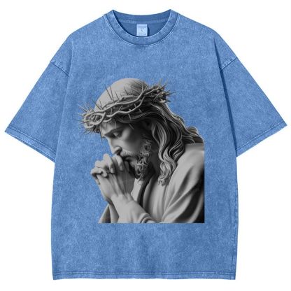 Endless Love - Jesus' Protection Snowflake Vintage Washed T-Shirt