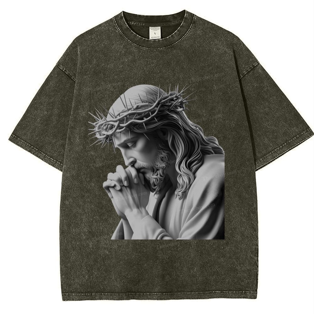 Endless Love - Jesus' Protection Snowflake Vintage Washed T-Shirt