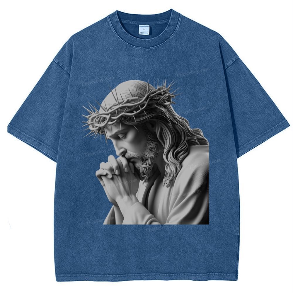 Endless Love - Jesus' Protection Snowflake Vintage Washed T-Shirt