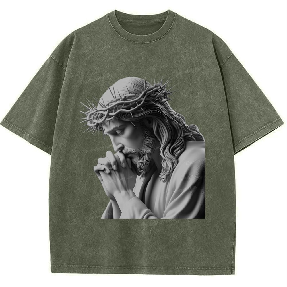 Endless Love - Jesus' Protection Snowflake Vintage Washed T-Shirt
