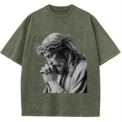 Endless Love - Jesus' Protection Snowflake Vintage Washed T-Shirt