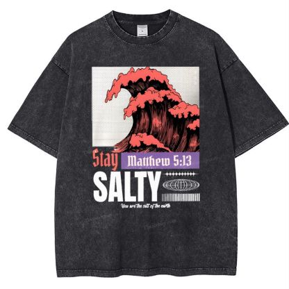 Salty Snowflake Vintage Washed T-Shirt