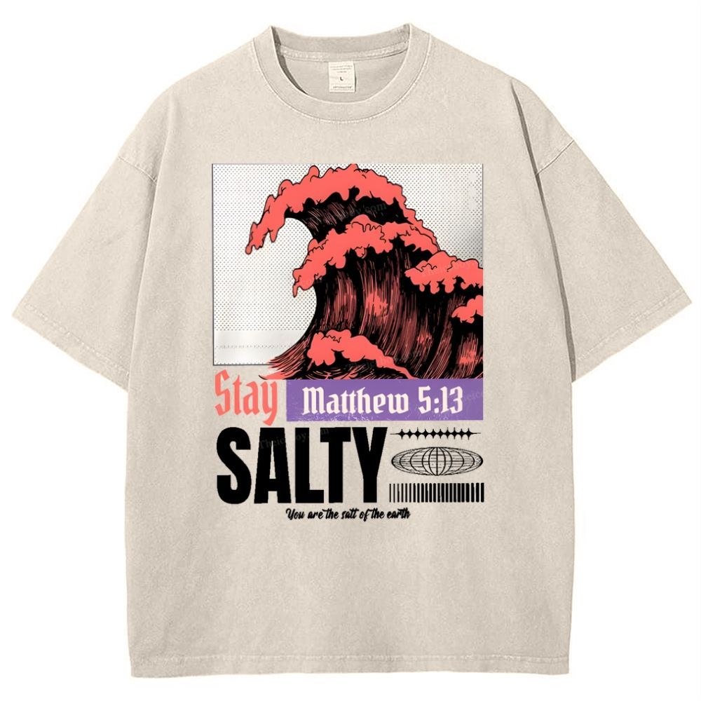 Salty Snowflake Vintage Washed T-Shirt
