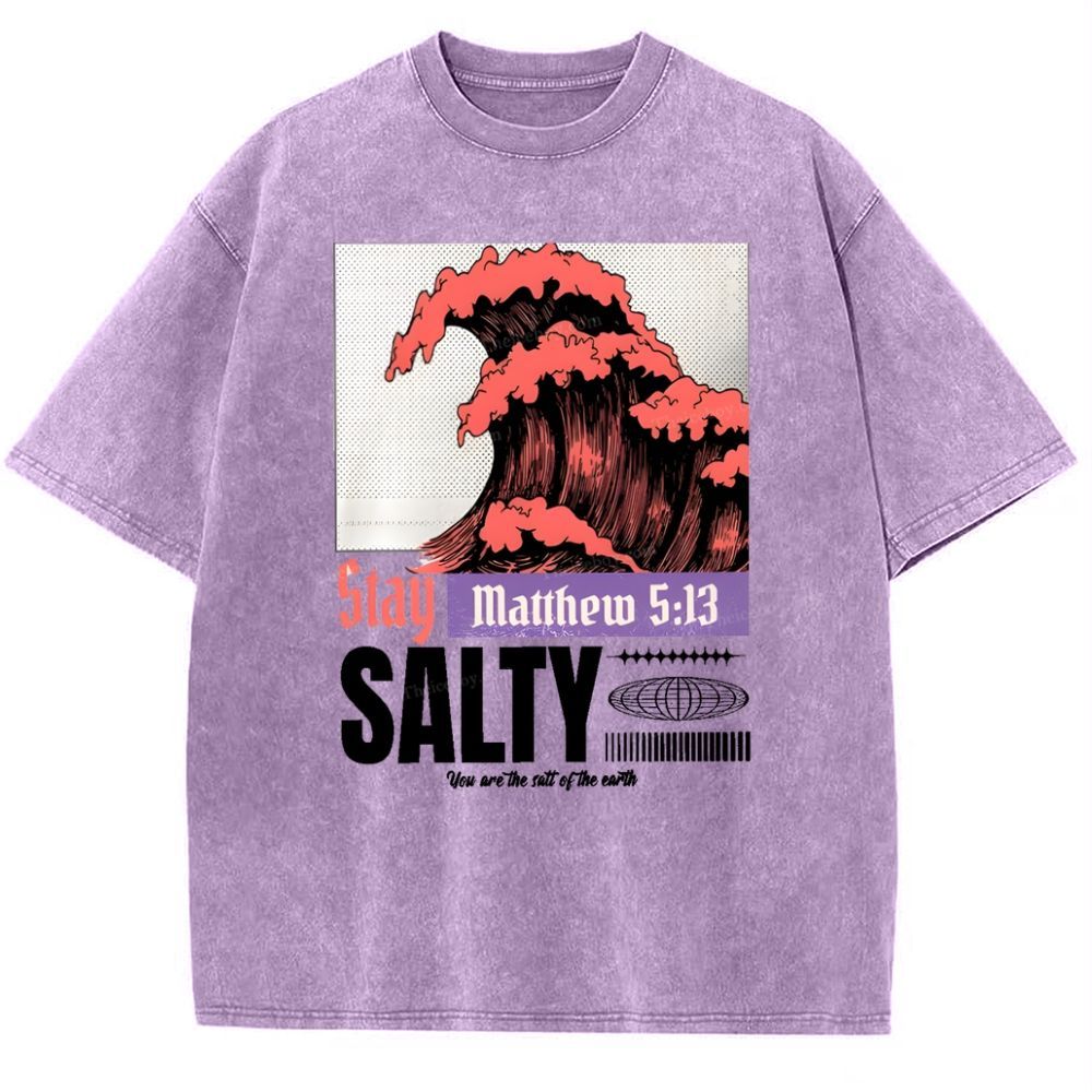 Salty Snowflake Vintage Washed T-Shirt