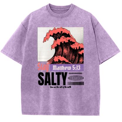 Salty Snowflake Vintage Washed T-Shirt