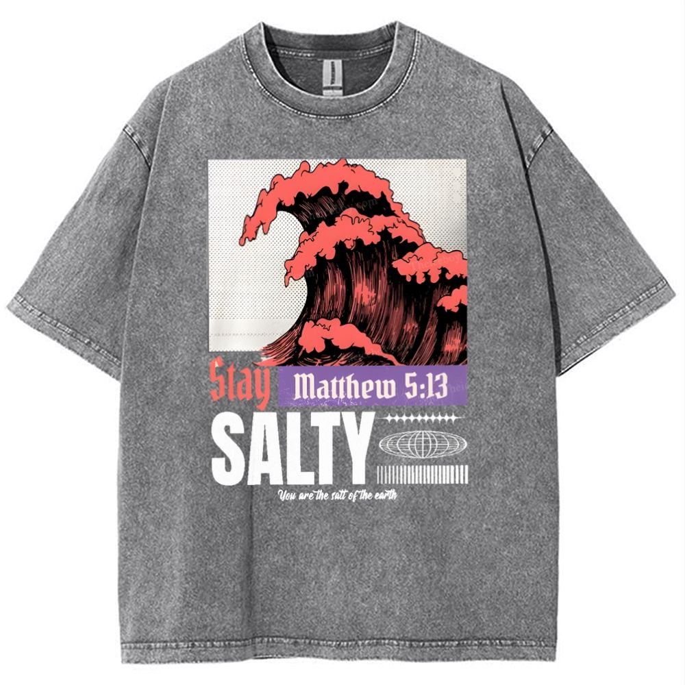 Salty Snowflake Vintage Washed T-Shirt
