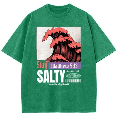 Salty Snowflake Vintage Washed T-Shirt