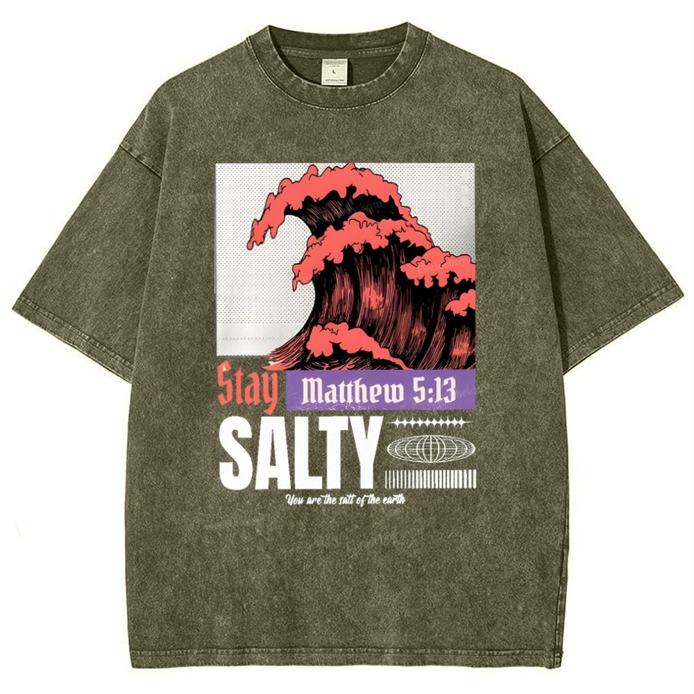 Salty Snowflake Vintage Washed T-Shirt