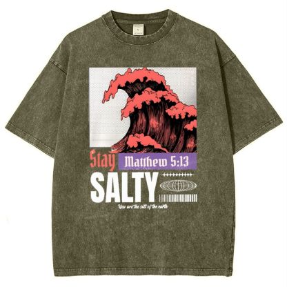 Salty Snowflake Vintage Washed T-Shirt