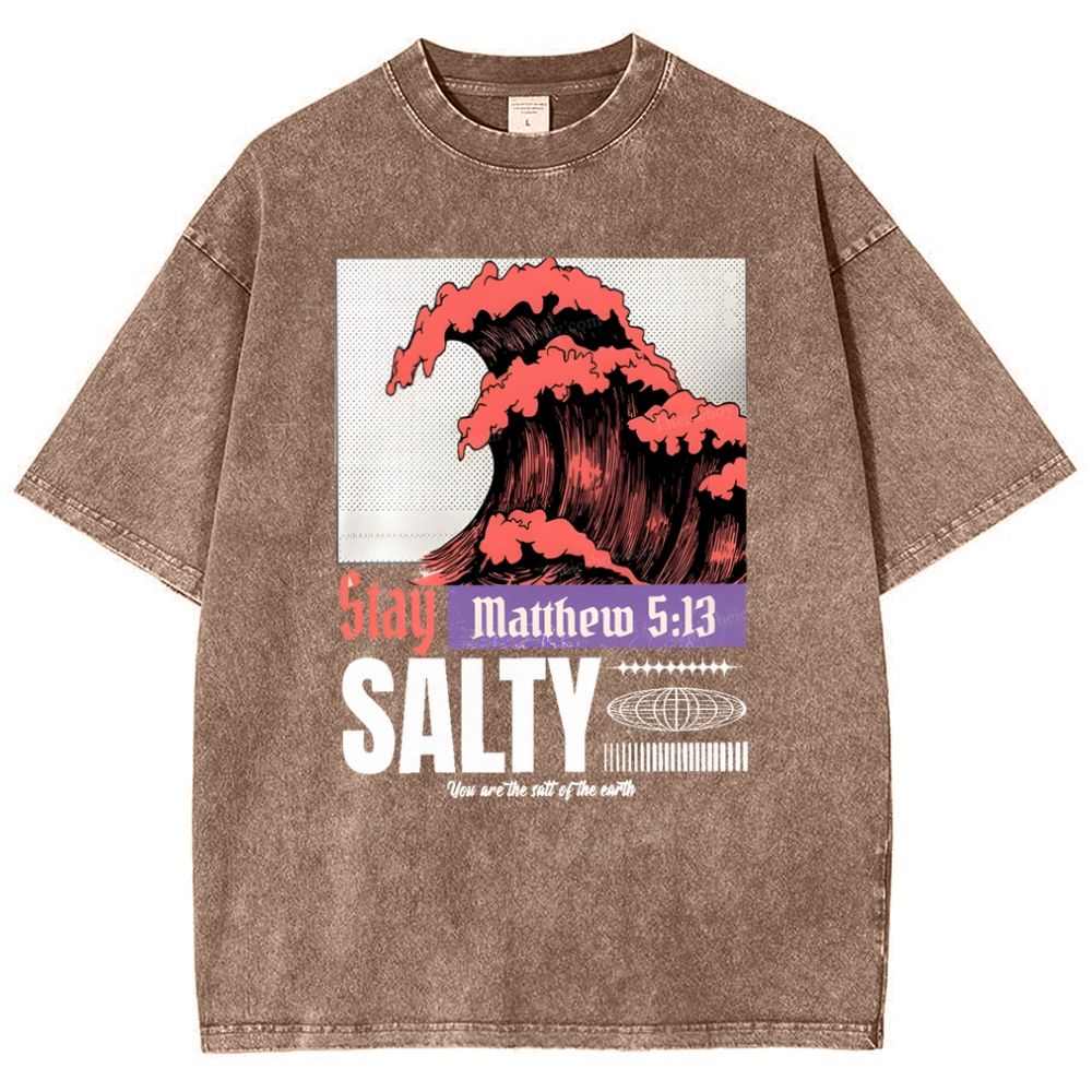 Salty Snowflake Vintage Washed T-Shirt