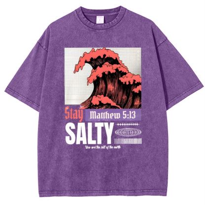 Salty Snowflake Vintage Washed T-Shirt