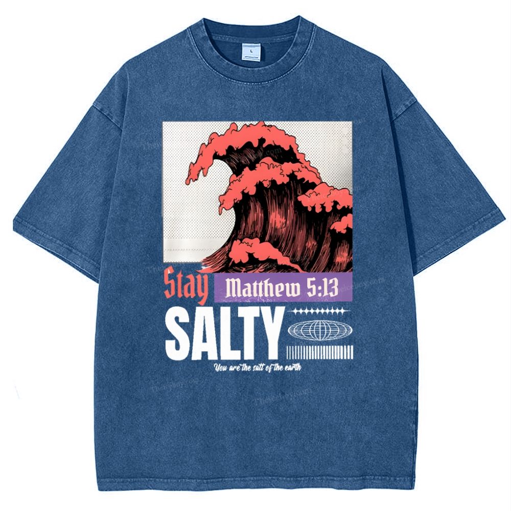 Salty Snowflake Vintage Washed T-Shirt
