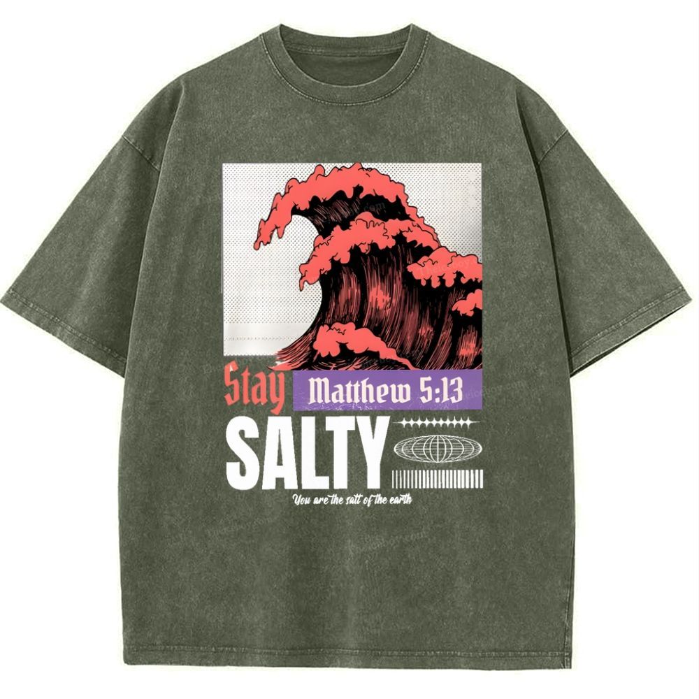 Salty Snowflake Vintage Washed T-Shirt