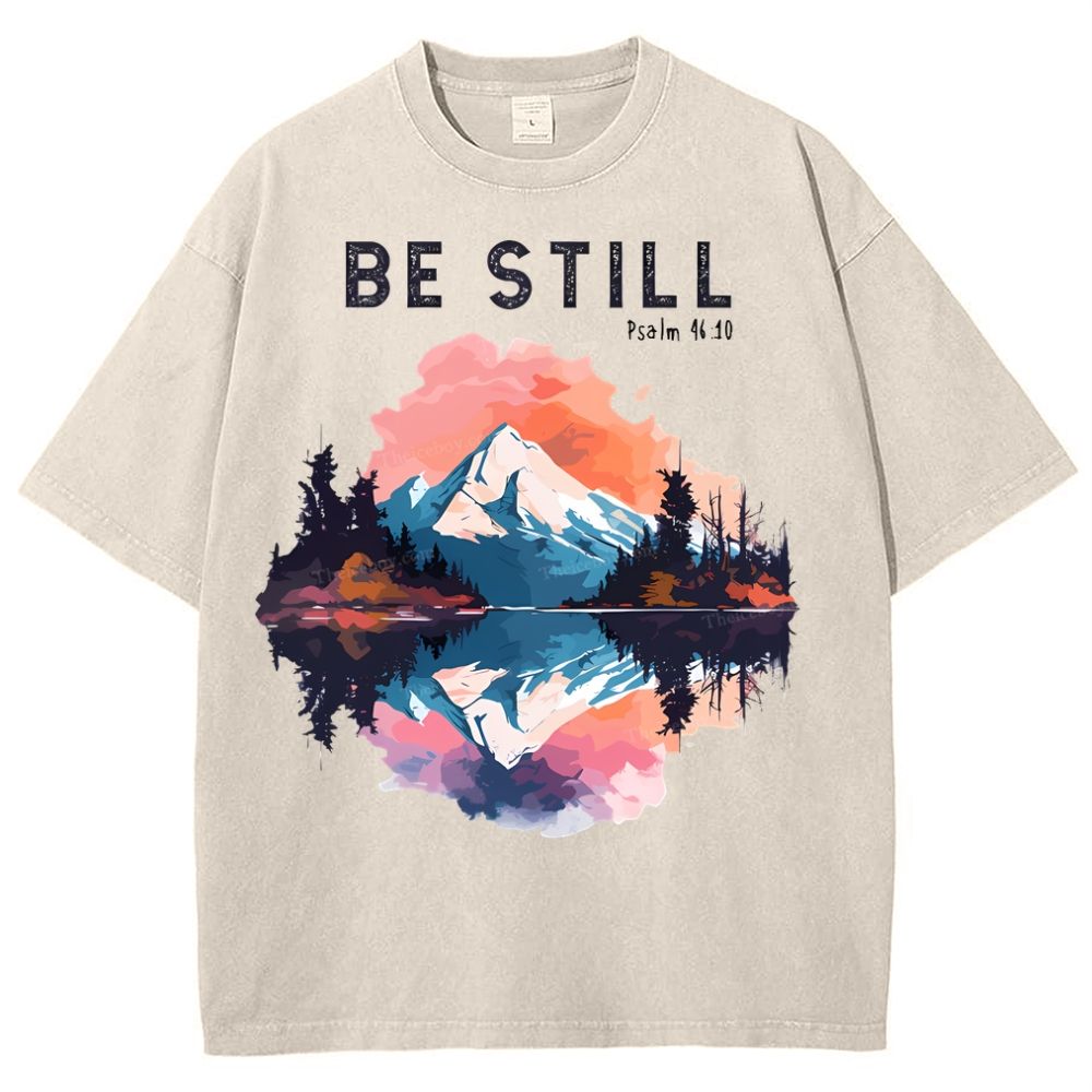 Be Still Snowflake Vintage Washed T-Shirt
