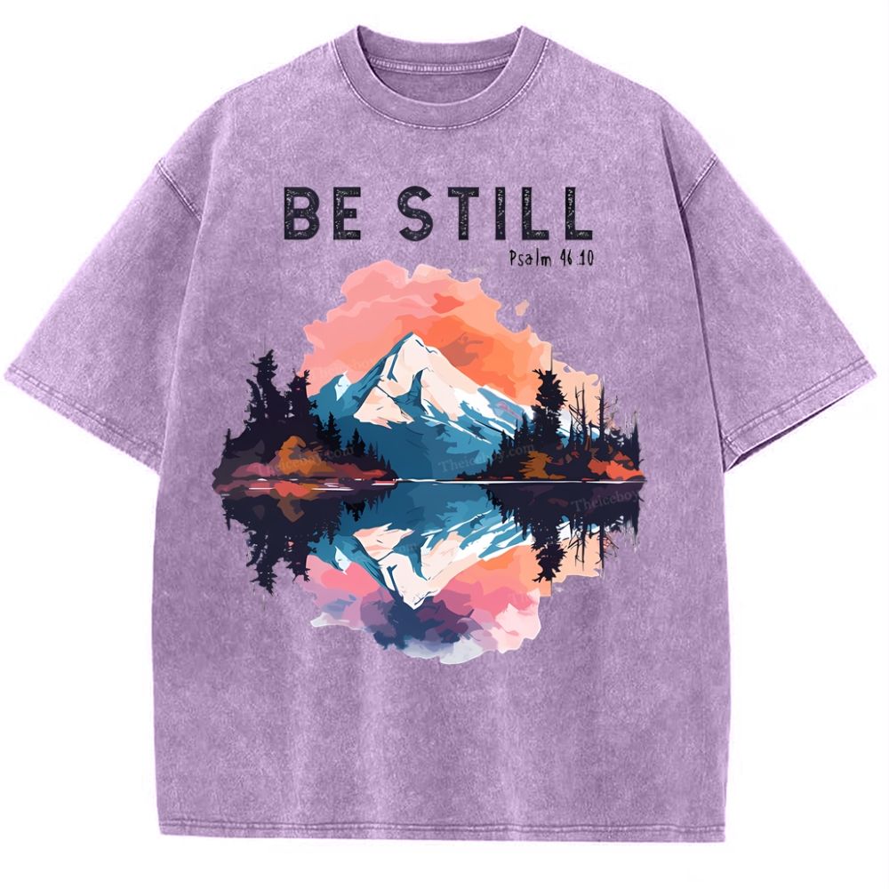 Be Still Snowflake Vintage Washed T-Shirt