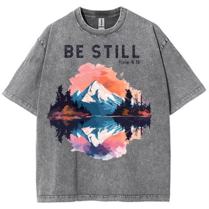 Be Still Snowflake Vintage Washed T-Shirt