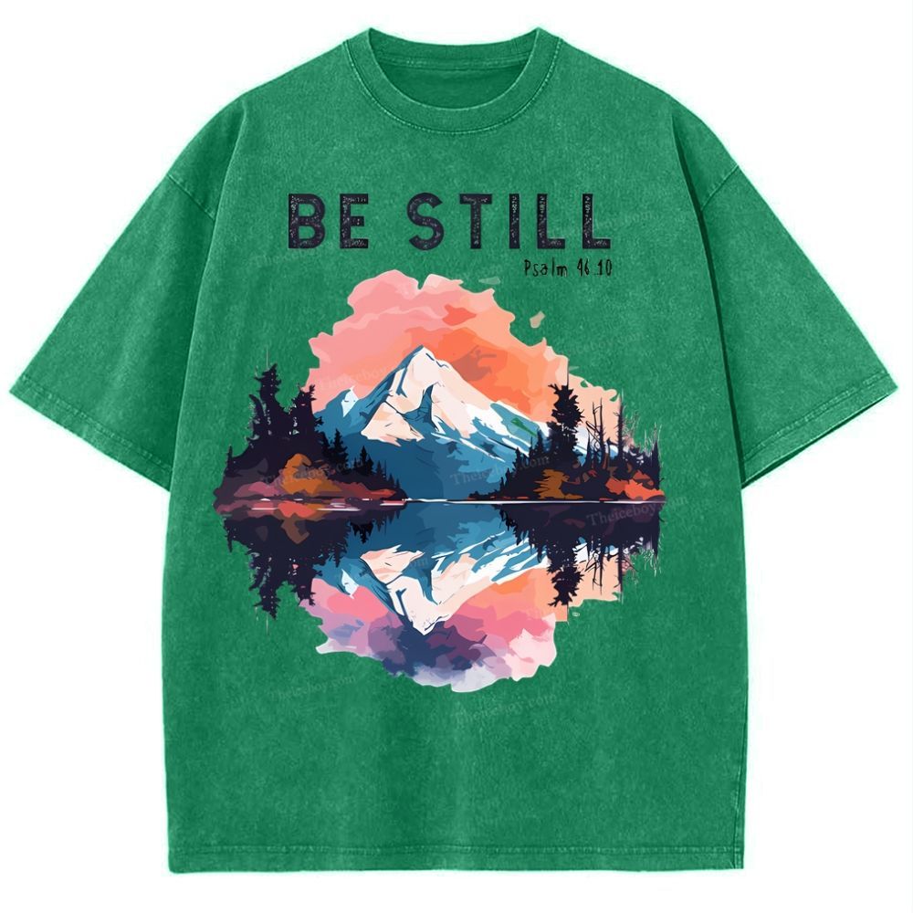 Be Still Snowflake Vintage Washed T-Shirt