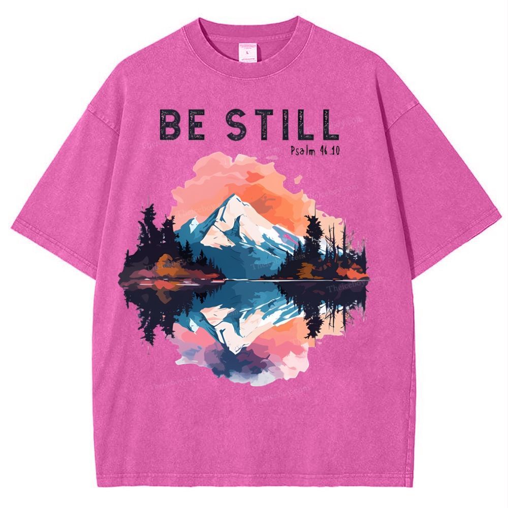 Be Still Snowflake Vintage Washed T-Shirt