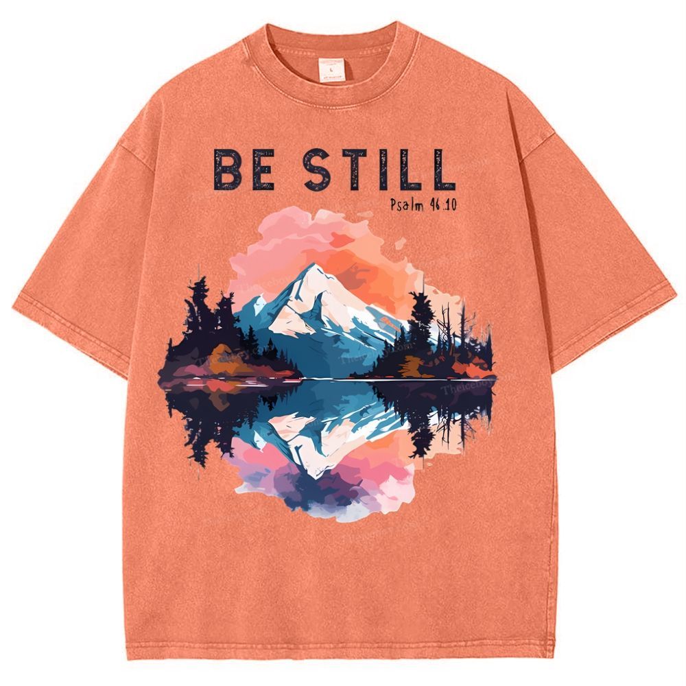 Be Still Snowflake Vintage Washed T-Shirt
