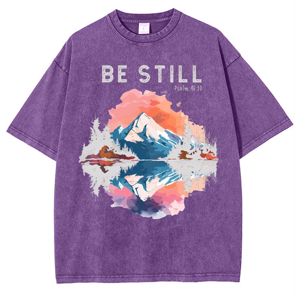 Be Still Snowflake Vintage Washed T-Shirt