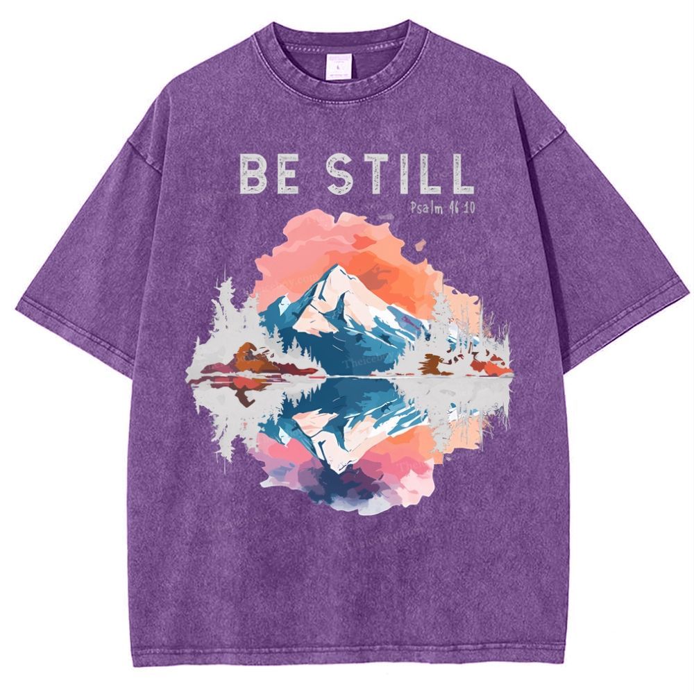 Be Still Snowflake Vintage Washed T-Shirt