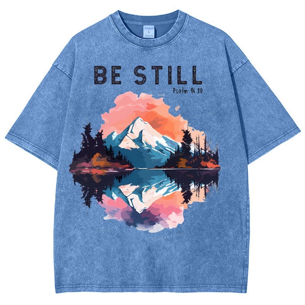Be Still Snowflake Vintage Washed T-Shirt