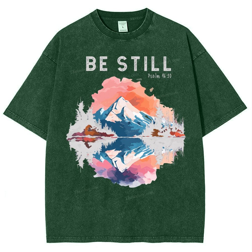 Be Still Snowflake Vintage Washed T-Shirt