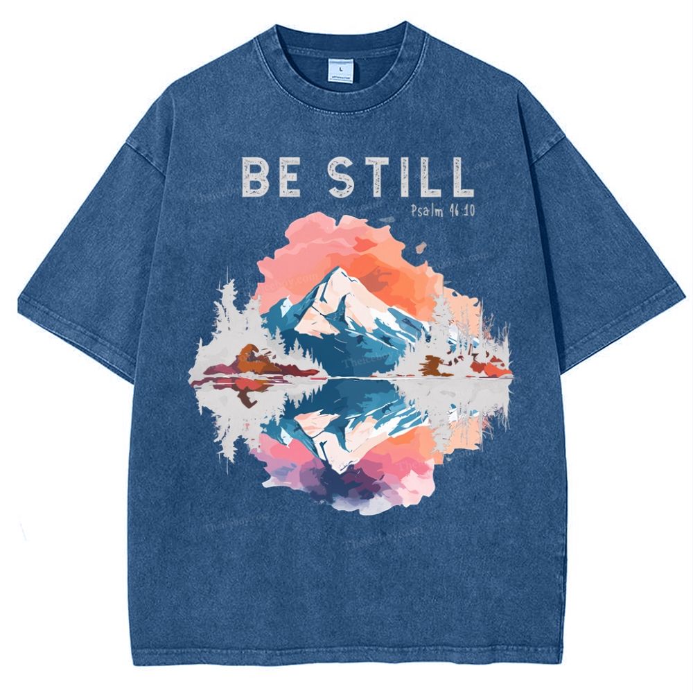 Be Still Snowflake Vintage Washed T-Shirt