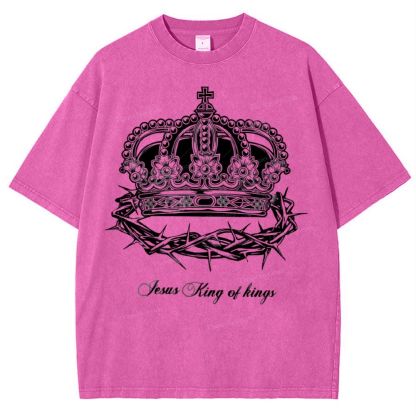 Crown Of Thorns Snowflake Vintage Washed T-Shirt