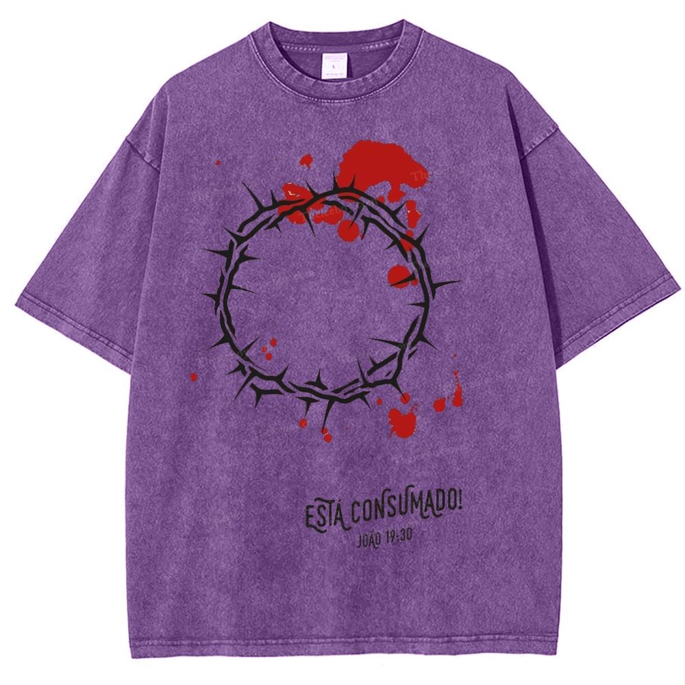 Esta Consumado Snowflake Vintage Washed T-Shirt