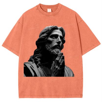 The Suffering Of Jesus Snowflake Vintage Washed T-Shirt
