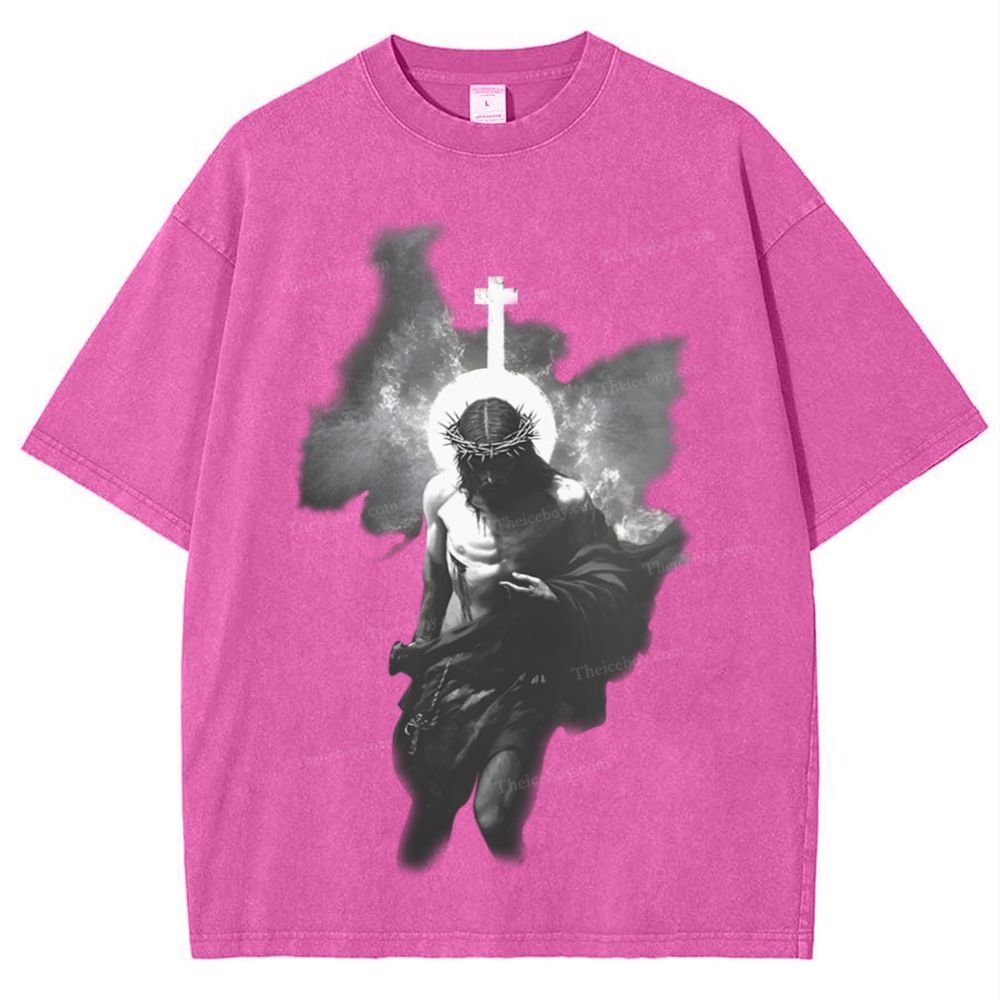 The Light of Redemption Snowflake Vintage Washed T-Shirt