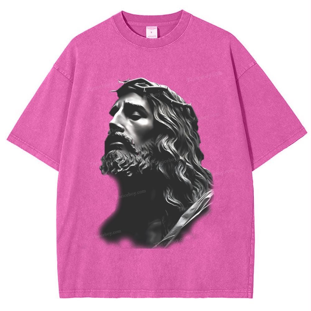 "Endless Love - Jesus' Protection"Snowflake Vintage Washed T-Shirt