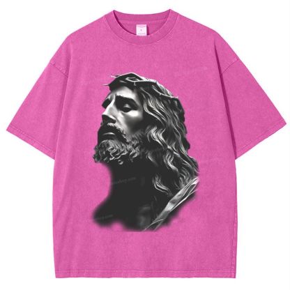 "Endless Love - Jesus' Protection"Snowflake Vintage Washed T-Shirt
