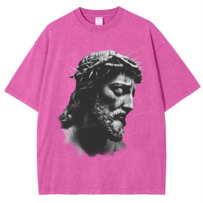 "The Way of Forgiveness - Jesus' Guidance Snowflake Vintage Washed T-Shirt