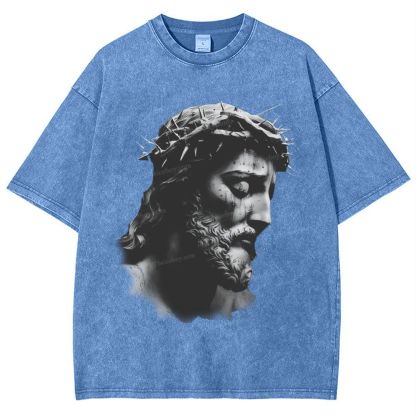 "The Way of Forgiveness - Jesus' Guidance Snowflake Vintage Washed T-Shirt