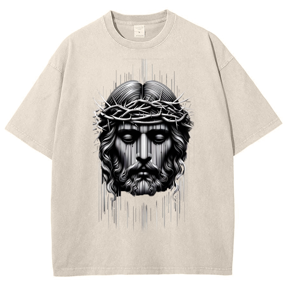 Forgiveness of sins - The Grace of Jesus Snowflake Vintage Washed T-Shirt