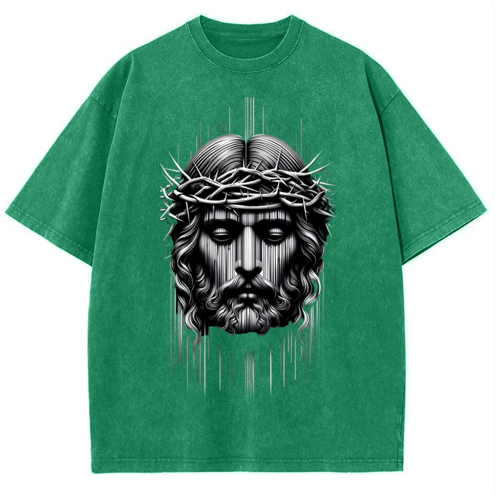 Forgiveness of sins - The Grace of Jesus Snowflake Vintage Washed T-Shirt