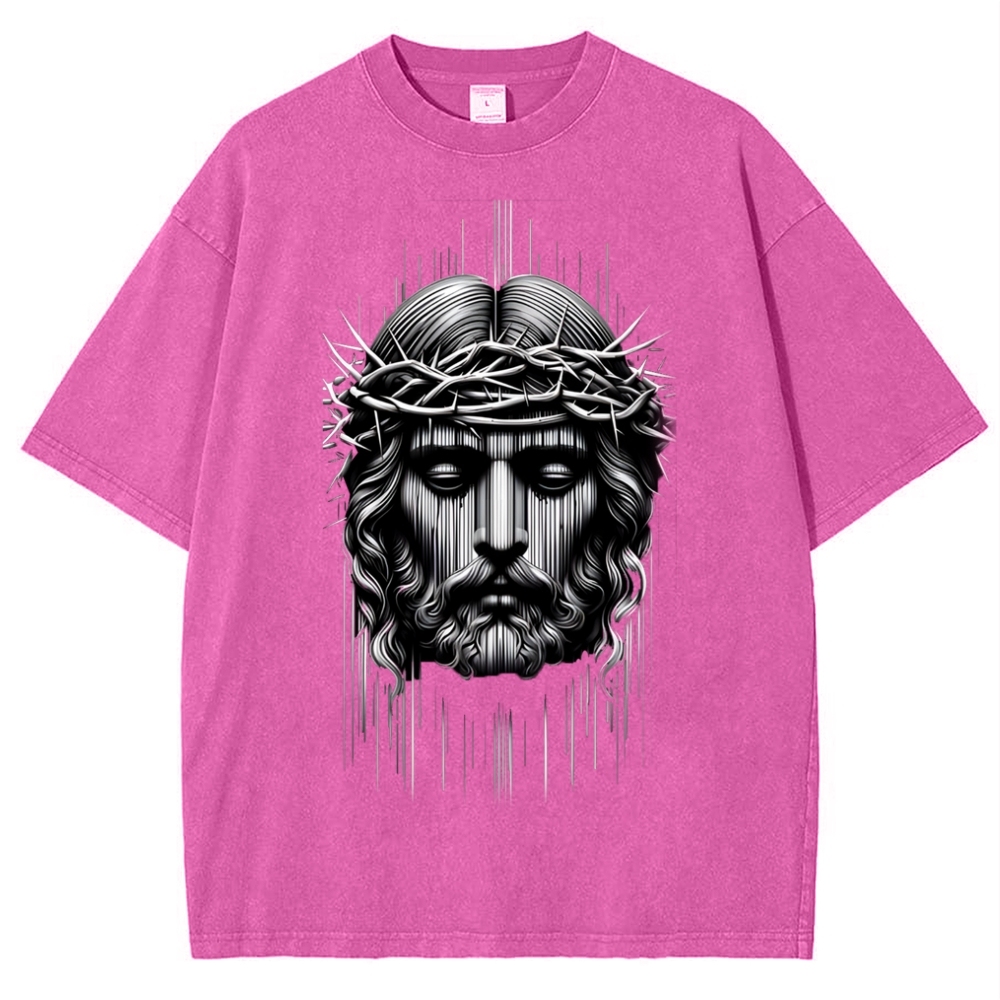 Forgiveness of sins - The Grace of Jesus Snowflake Vintage Washed T-Shirt