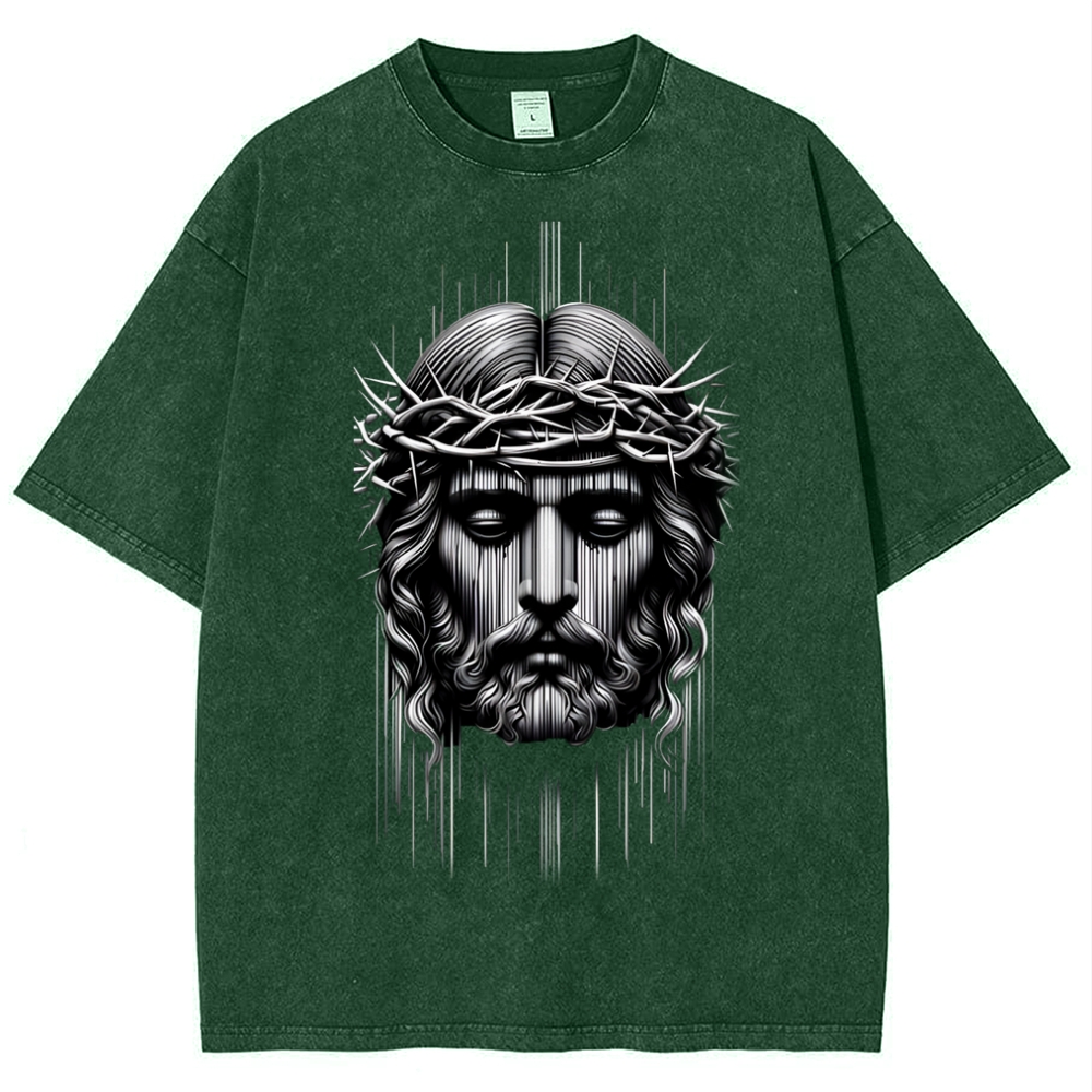 Forgiveness of sins - The Grace of Jesus Snowflake Vintage Washed T-Shirt