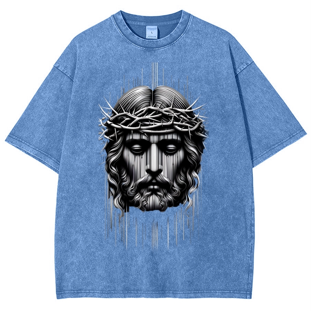 Forgiveness of sins - The Grace of Jesus Snowflake Vintage Washed T-Shirt