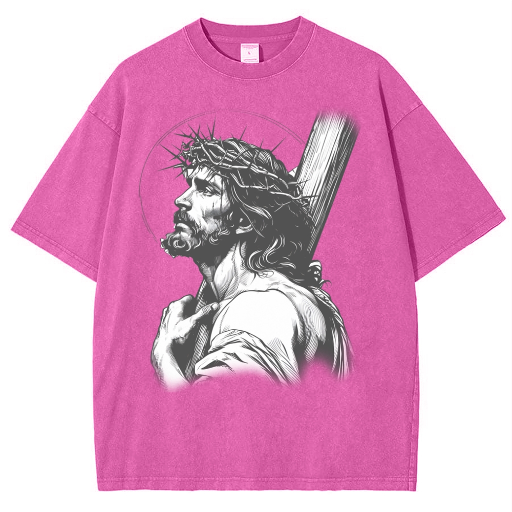 "Humility and obedience - Jesus' example Snowflake Vintage Washed T-Shirt